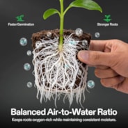 FlexFeed DWC Hydroponices System Seed Rooter, 4-Pack Seed Starter Plugs, Compatible with VGrow DWC System 