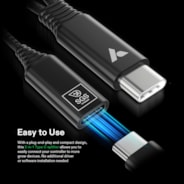 USB-C Splitter with 1 Male to 2 Female, 2-in-1 Type C Splitter, Daisy-chain Adapter Dongle for GrowHub Controller E42A