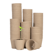 Peat Pots, 120 Packs 3.15-Inch Seed Starting Pots with Drainage Holes