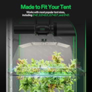 Grow Tent High CFM Kit, Heavy-Duty Mounting Bars, High Airflow Support Pole Kit 24"-36" Adjustable, Suitable for 2’×2’, 2.3’×2.3’, 2.7’×2.7’, and 3’×3’ Tents, 4-Pack