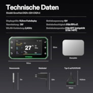 GrowHub Controller E42A+ for Grow Tent, Smart Environmental WiFi-Controller with Temperature, Humidity, VPD, Timer, Cycle, Schedule Controls, Cooling