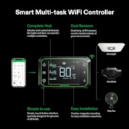 GrowHub Controller E42A, Smart Environmental WiFi-Controller with Temperature, Humidity, Timer, Cycle, Schedule Controls, for Grow Tent Cooling Ventilation Lighting