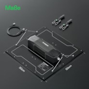 VS3000 Vollspektrum LED Pflanzenlampe Lichtpanel 300W, hohe PPFD & geringe Wärmeentwicklung, 90 x 90 cm Abdeckfläche
