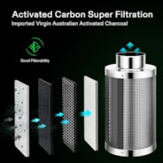 VIVOSUN 8-Inch Air Carbon Filter for Odor Control