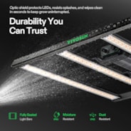 LumaLight 320W LED Grow Light, Full Spectrum Indoor Plant Light with Deep Canopy Penetration, 3x3ft Coverage, GrowHub Compatible