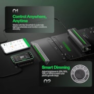 LumaLight LED Grow Light, Full Spectrum Plant Light, 200W Smart Dimmable & High PPFD for Indoor Plants Seedling Vegetables Bloom