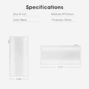 8 Inch Prefilter for 8" Carbon Filter, White, 2 Pack