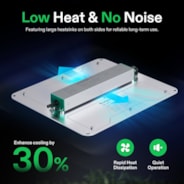 VS1000E Full Spectrum LED Grow Light Board 100W, High PPFD & Low Heat, 2 x 2 Ft. Coverage