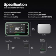 GrowHub Controller E42A+ for Grow Tent, Smart Environmental WiFi-Controller with Temperature, Humidity, VPD, Timer, Cycle, Schedule Controls, Cooling