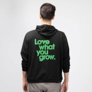 Vivosun Hoodie M, Pocket Design, Letter Graphic with V Slogan, Black