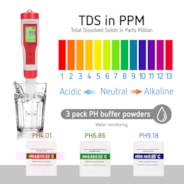 pH Meter 4-in-1 Function Water Quality Tester
