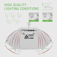 5-Mode-Adjust 315W CMH/CDM Grow Light Fixture w/No Bulb