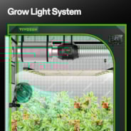 VSFD6500 Vollspektrum LED Pflanzenlampe Lichtbalken 650W, abnehmbares Design mit 6 Dimmoptionen, 120 x 120 cm Abdeckfläche