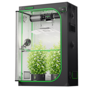 Smart Grow Tent Kit PRO 4x2 Indoor Grow System with 2-in-1 Tunable Spectrum LED Light, Smart GrowHub Automation, Efficient Ventilation & 360° Airflow, 2000D Mylar Tent 48"x24"x72"