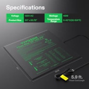 Seedling Heat Mat 20″ x 20.75″ 2 Pack