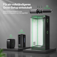 Growbox Pro P236 70 x 70 x 160 cm Indoor Grow Tent 2000D Oxford-Gewebe Hochreflektierendes Mylar und stabile Metallstangen