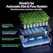 VSeed Smart Seedling Box, Indoor Seed Starting & Cloning System with Ebb & Flow Irrigation