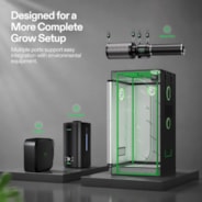 Grow Tent Pro 2x2 P224, High Reflective Mylar with 2000D Oxford Canvas & Heavy-Duty Metal Support 24"x24"x48"