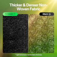 5 Gallon Grow Bags 5-Pack Black Thickened Nonwoven Fabric Pots with Handles