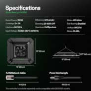 Smart Grow Tent Kit GIY-SE-22 2x2, 1-Plant Complete System, with WiFi E42A Controller, 100W AeroLight SE LED Grow Light, and 4-inch AeroZesh S4 Ventilation Combo
