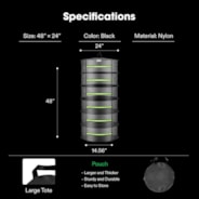 6-Layer Mesh Drying Rack Hanging Design with Green Zippers