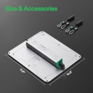 VS1000E Full Spectrum LED Grow Light Board 100W, High PPFD & Low Heat, 2 x 2 Ft. Coverage