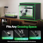 T5 Grow Lights for Indoor Plants, 5000K Full Spectrum 56W (8 x 7W), 1FT LED Plant Light Strip with Timer & Dimming Controller for Seed Starting, 8-Pack