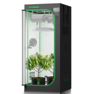 Grow Tent Pro 2.3x2.3 P236, High Reflective Mylar with 2000D Oxford Canvas & Heavy-Duty Metal Support 28"x28"x63"