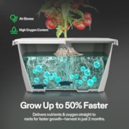 VGrow Smart Box & DWC Hydroponics Growing System Kit, Smart Indoor Gardening with Automated Plant Growing