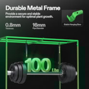 Grow Tent 2x4 S425, 2-4 Plants Use, 600D Light-proof Oxford, 24″ x 48″ x 60″, For Indoor Plants Growing