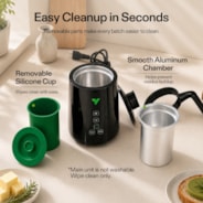 Machine Compacte pour Beurre aux Herbes, Appareil 2-en-1 pour Décarboxyler et Infuser avec Temps et Température Réglables pour Huile d'Olive, Teintures, Bonbons Gélifiés et Recettes DIY