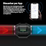 AeroZesh T6 Inline Fan 6″ with E12 Speed Controller, PWM-Controlled EC Fan for Grow Tent Ventilation