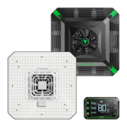 AeroLight A200 Tunable Spectrum LED Grow Light 200W, with Integrated Circulation Fan & GrowHub E42A, Compatible with APP, 3 x 3 Ft. Coverage