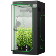Grow Tent Pro 3x3 P336, High Reflective Mylar with 2000D Oxford Canvas & Heavy-Duty Metal Support 36"x36"x72"