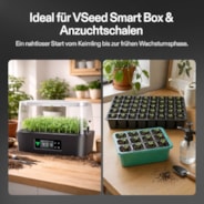 Seed Rooter, Plant Starter Plugs, Support Robust Roots for Seedlings and Cuttings, 40 Cubes, Designed for VSeed Smart Box & Seed Starter Trays