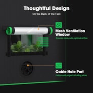 Grow Tent, 1 Plant Use, 14″ x 20″ x 21″, For Aerogarden, Hydroponics Growing System