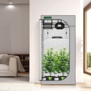 Standard Grow Tent Kit GIY-G33 3x3, 3-Plant Complete System, with 200W VS2000 LED Grow Light, and 4-inch Ventilation Combo