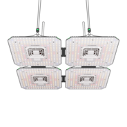 4 Pack AeroLight A100 Tunable Spectrum LED Grow Light 100W, with Integrated Circulation Fan, Compatible with APP, 4 x 4 Ft. Coverage