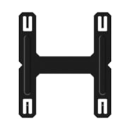 AeroLight Expandable H-bar, Spacing Adjustment, Black