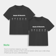 Vivosun T-shirt XL, Element Set Design, Gray