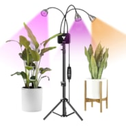 V Tri-Head 60W LED Grow Lights with Stand for Indoor Plants