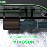 4-Inch Air Carbon Filter for Odor Control, Black