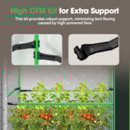 Grow Tent Pro 3x3 P336, 2-4 Plants Use, Large Front Window, 36″ x 36″ x 72″, For Indoor Plants Growing