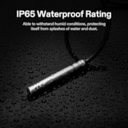 Temperatur- und Feuchtigkeitssensor-Sonde, wasserdichte Edelstahl-Sonde zur Umgebungsüberwachung für GrowHub Controller E42/E42A, AeroLab THB1/THB1S, 3m