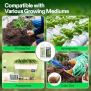 Nutrients Base A & B Bundle, Liquid Fertilizer Supports Vegetative and Flowering Stage, 8oz