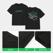 Vivosun Branded T-shirt XL, 180g Ice Cotton Fabric, Black