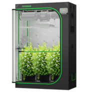 Grow Tent Pro 4x2 P426, High Reflective Mylar with 2000D Oxford Canvas & Heavy-Duty Metal Support 48"x24"x72"