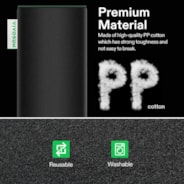 10 cm Vorfilter für 10 cm Kohlefilter, Schwarz, 2er-Pack