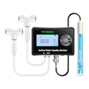 5-in-1 Water Quality Monitor with pH/TDS/EC/Temp/Humidity Function, Backlight Screen for Fish Tank, Water Purifier and Aquarium