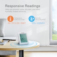 Digital Indoor Thermometer & Hygrometer 1-Pack